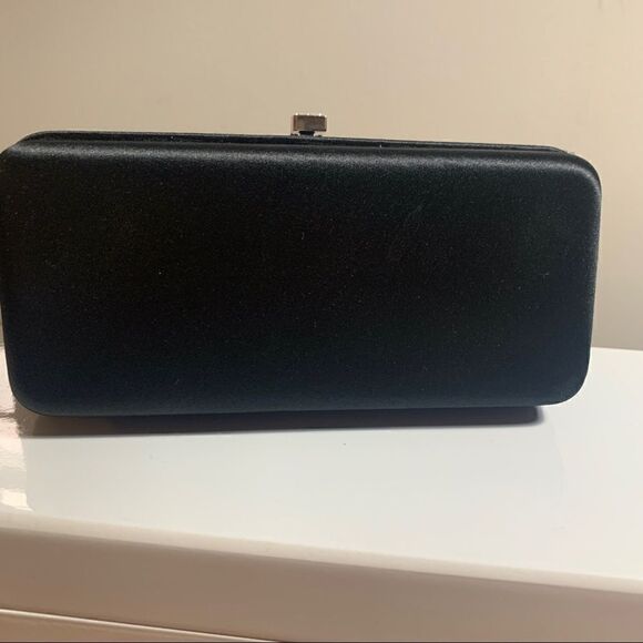 Lambertson Truex Black Satin Evening Bag - Picture 4 of 12